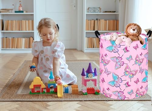 Unicorn Storage Bin for Kids Laundry More