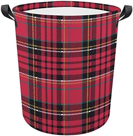 MEIKKO Christmas Plaid Storage Hamper