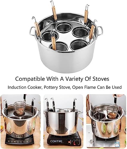 Bingwang Pasta Pots Set Home Kitchen Steamer Pot with Strainer Basket