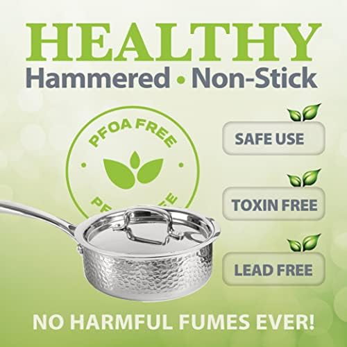 Hampered Stainless Steel Cookware Set by Granitestone Nonstickadjacent