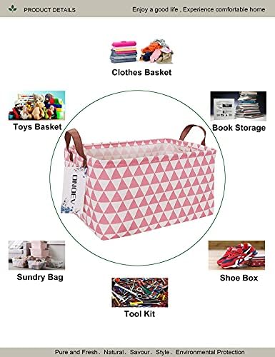 Rectangle Storage Basket Functional Stylish