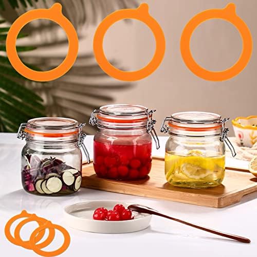 12 Pack Silicone Gasket Seals for Canning Jars 1