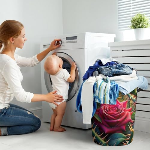 Rose Among Thorns Multi-Functional Laundry Hamper