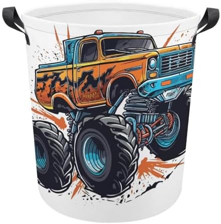 Monster Truck Laundry Hamper
