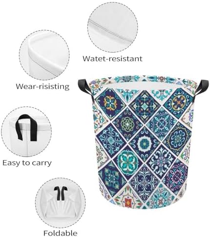 MEIKKO Patchwork Laundry Basket
