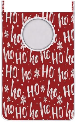 Festive Hanging Laundry Hamper for Space-Saving Storage
