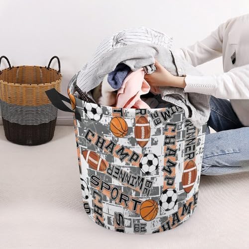 Meiko Sport Balls Laundry Hamper - Durable Storage Solution