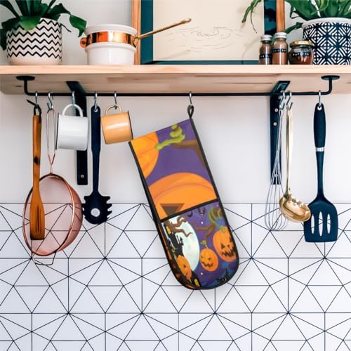 Pumpkin Double Oven Mitts Halloween