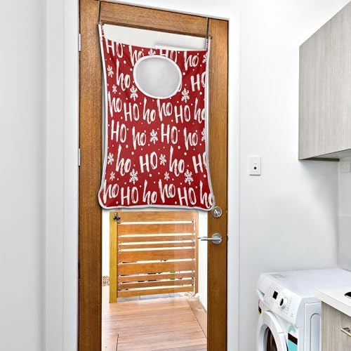 Festive Hanging Laundry Hamper for Space-Saving Storage