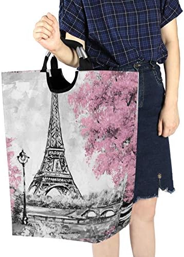 Large Water-Proof Collapsible Handle laundry hamper for Home Kitchen