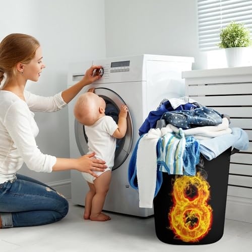 Fire Number 8 waterproof laundry hamper