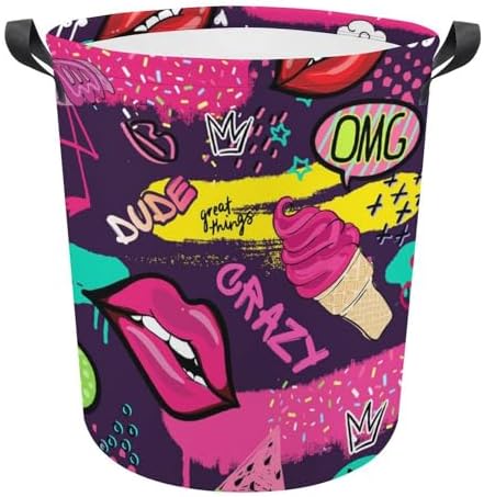 Cool Lips Ice Cream Laundry Hamper - Easy Storage Solution