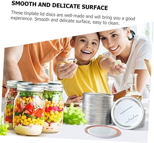 30 Mason Jar Lids Set Elegant Canning Covers for Your Mason Jars