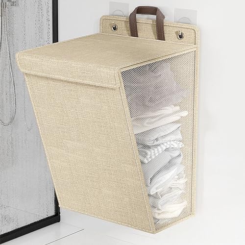 Wall-Mounted Foldable Laundry Basket