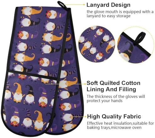 Festive Halloween Oven Mitts