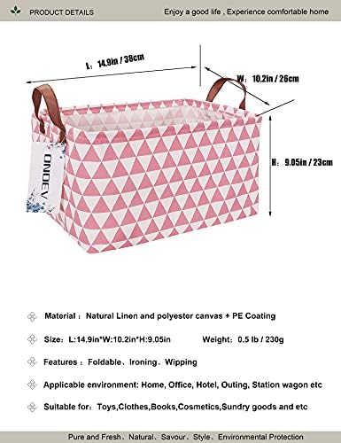Rectangle Storage Basket Functional Stylish