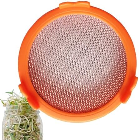Sprouting Jar Strainer Lid - Easy Bean Sprout and Microgreen Growing