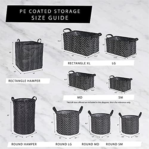 DII Organizer Storage Bin Set - Extra-Large Collapsible Easy to Use