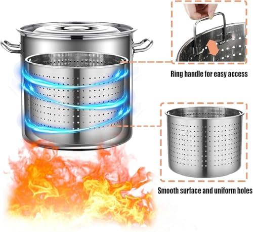Quick-Fry Steamed to Perfection Compact Durable 304 Paris Pot for Kitchen