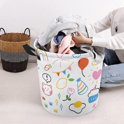 Cute Durable Animal Print Laundry Hamper