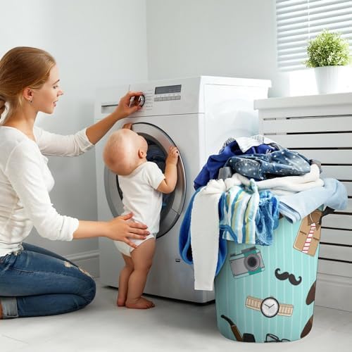 Durable Fathers Day Waterproof Mens Laundry Hamper