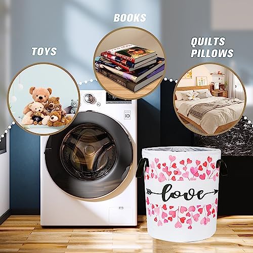 Love Laundry Basket Red Heart