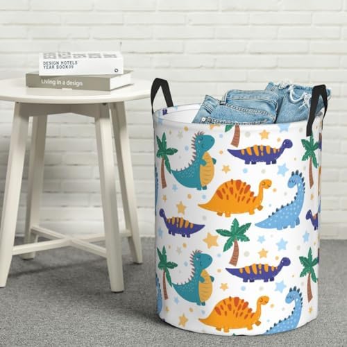 Dinosaur Laundry Hamper for Bedroom Foldable Easy to Carry