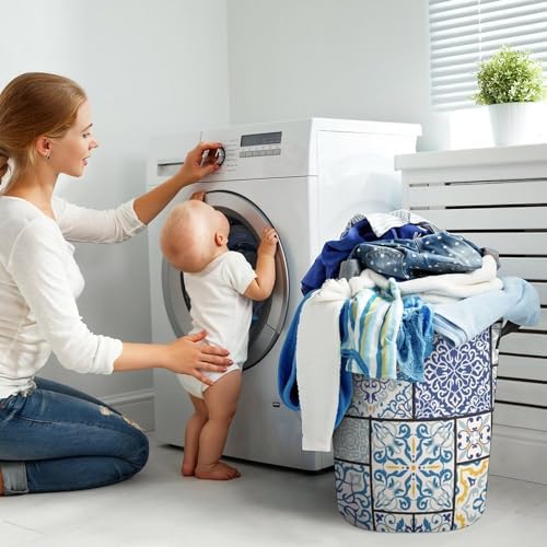 Durable Retro Laundry Hamper Waterproof Storage Solution for Home Travel
