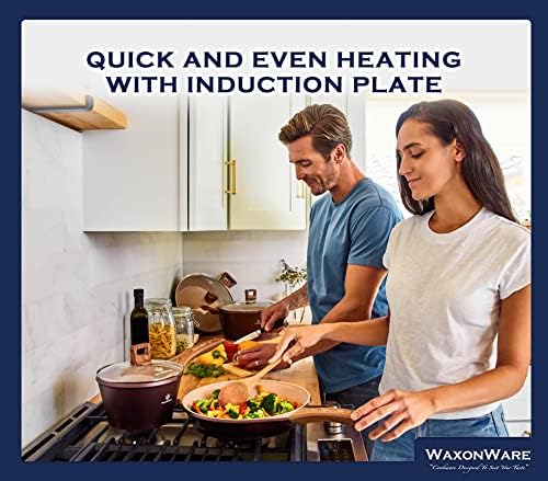 German Coated 7pc Kitchen Cookware Set