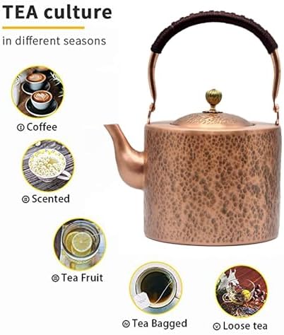 Sturdy Durable Copper Tea Pot