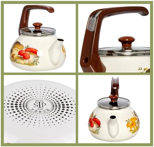 Enameled Aluminum Tea Kettle