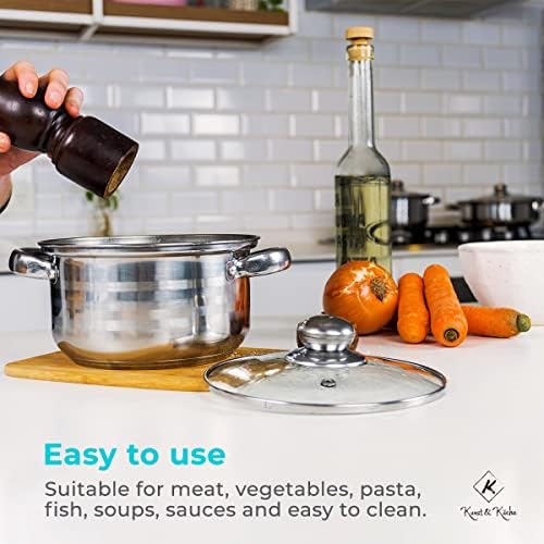 Stainless Steel 12-Piece Cookware Set Ergonomic Design for Professional Use