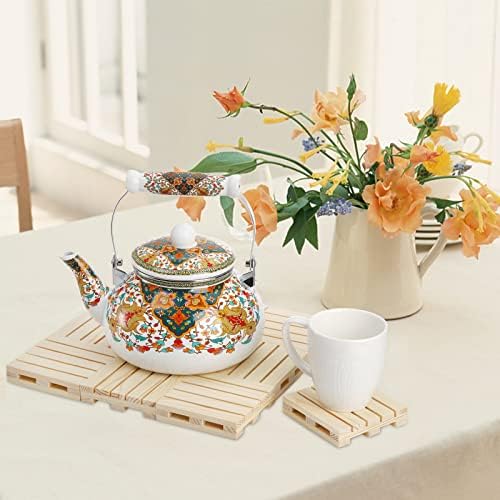 Lyellfe 26 Quart Enamel Tea Kettle