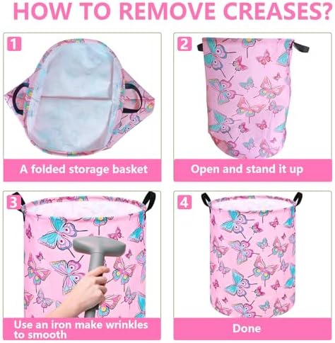 Unicorn Storage Bin for Kids Laundry More