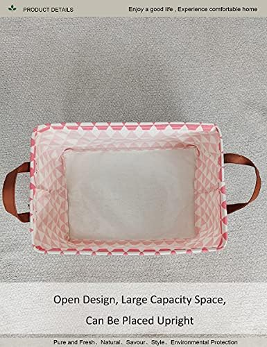 Rectangle Storage Basket Functional Stylish