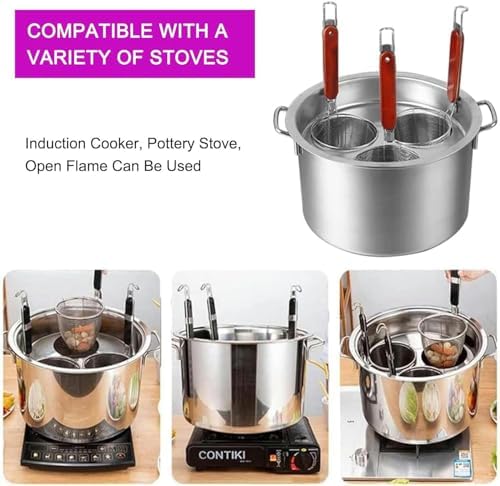 Stainless Steel Commercial Stock Pot Set with Pasta Insert