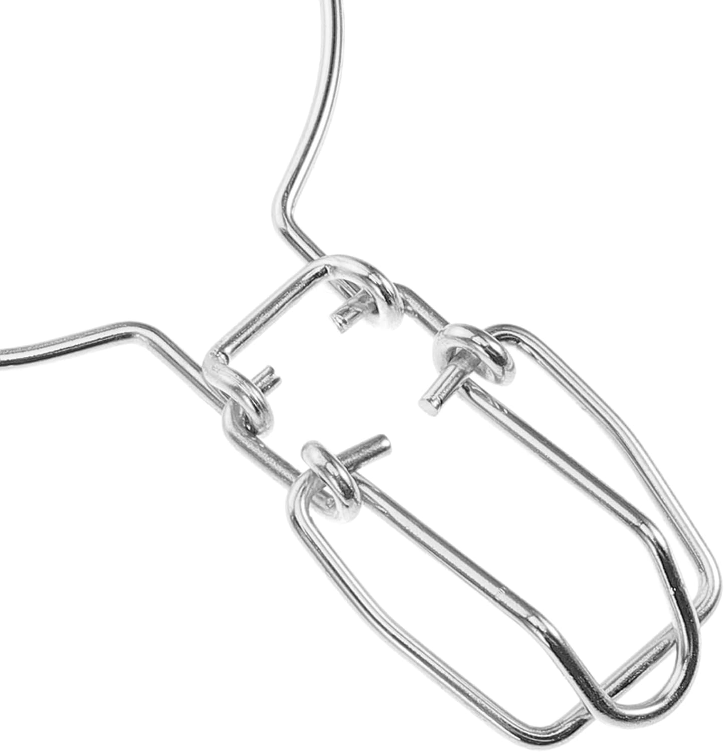 HOLIDYOYO Glass Jar Wire Clamp 10pcs Silver Stainless Steel