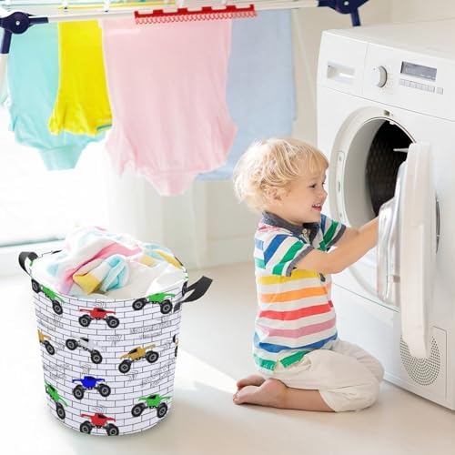 MEIKKO Multi-Color Monster Track Clothes Hamper