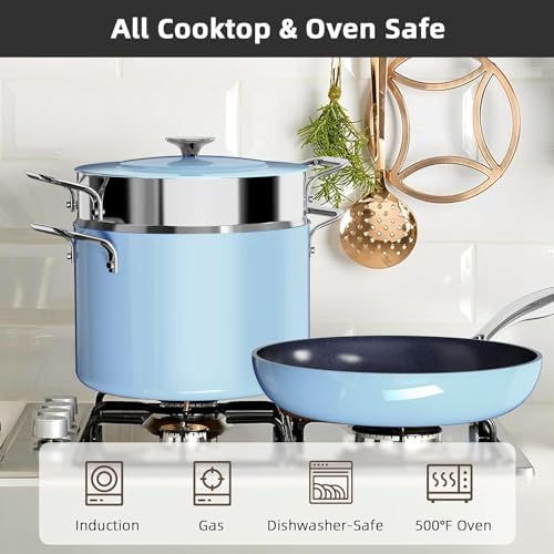 Premium Nuwave Lux Cookware Set - Eco-Friendly Durable