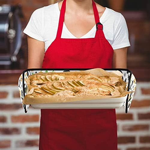 DOMIKING Double Oven Mitts