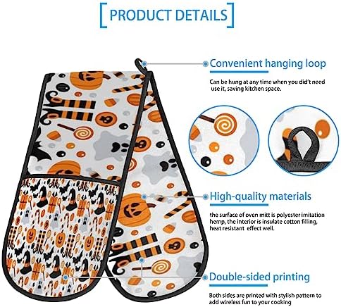 Funny Halloween Oven Mitts