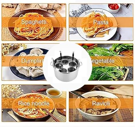 Premium Stainless Steel Pasta Cooker Set for Home Use