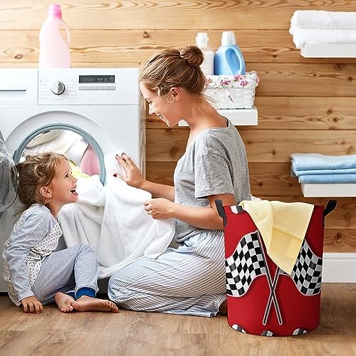 Race Car Racing Foldable Laundry Basket