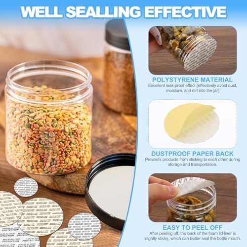 Durable Jar Seals 70mm 300 Pack