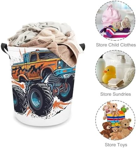Monster Truck Laundry Hamper