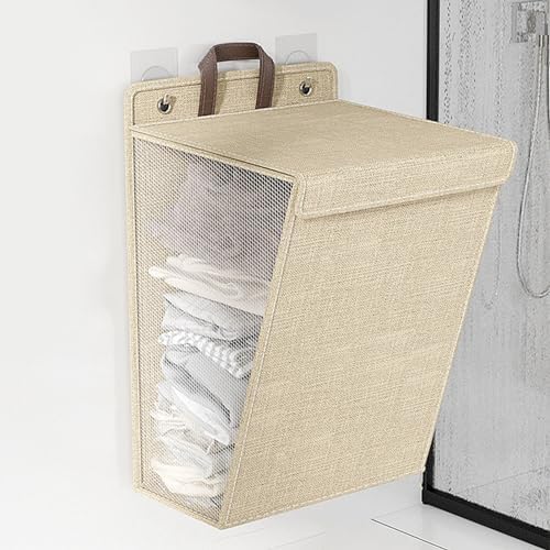 Wall-Mounted Foldable Laundry Basket