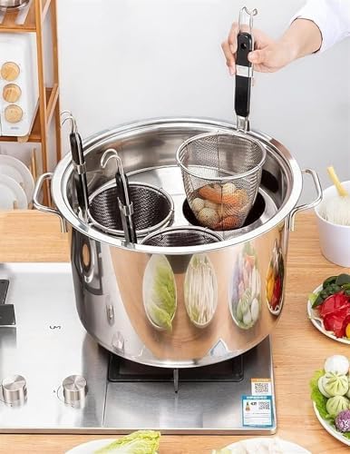 UNbit Stainless Steel Pasta Cooker With Strainer Durable Cooking Tool