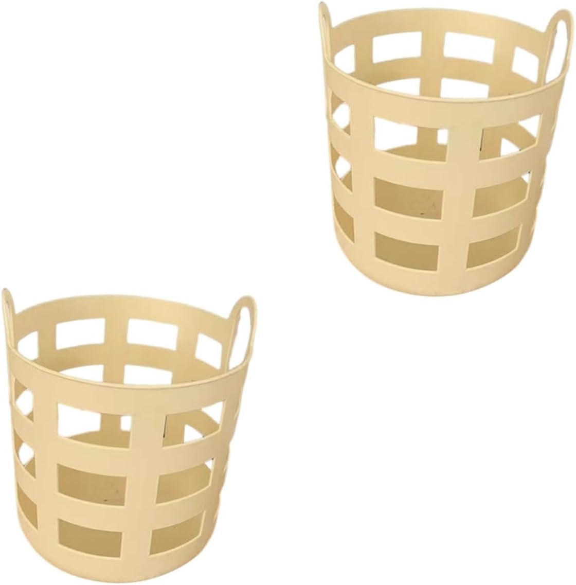 PRETYZOOM 2PCS Laundry Baskets for Home and Bathroom Storage