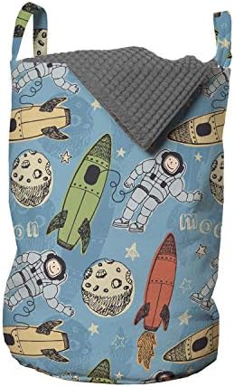 Space Exploration The Ambesonne Space Laundry Bag