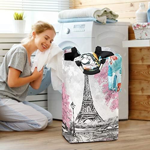 Large Water-Proof Collapsible Handle laundry hamper for Home Kitchen